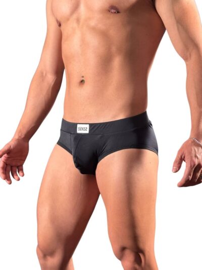 Tight black brief